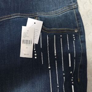 Embellished Blue Jeans